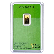 1g investiční zlatý slitek | Valcambi Green Gold