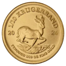 1/10 Oz zlatá investiční mince | Krugerrand - 2026