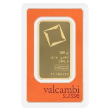 100g investiční zlatý slitek | Valcambi