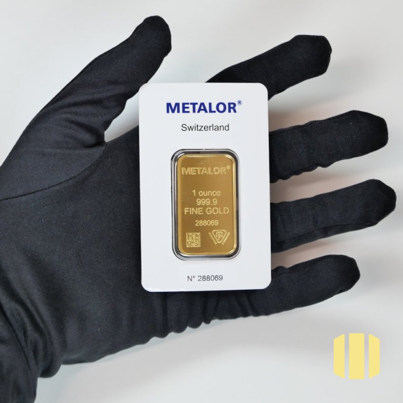 31,1g investiční zlatý slitek | Metalor