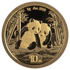 1g zlatá investiční mince | Čínská panda 2026