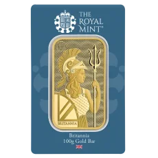 100g investiční zlatý slitek | Britannia - Royal Mint