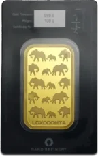 100g investemnt gold bar| Rand