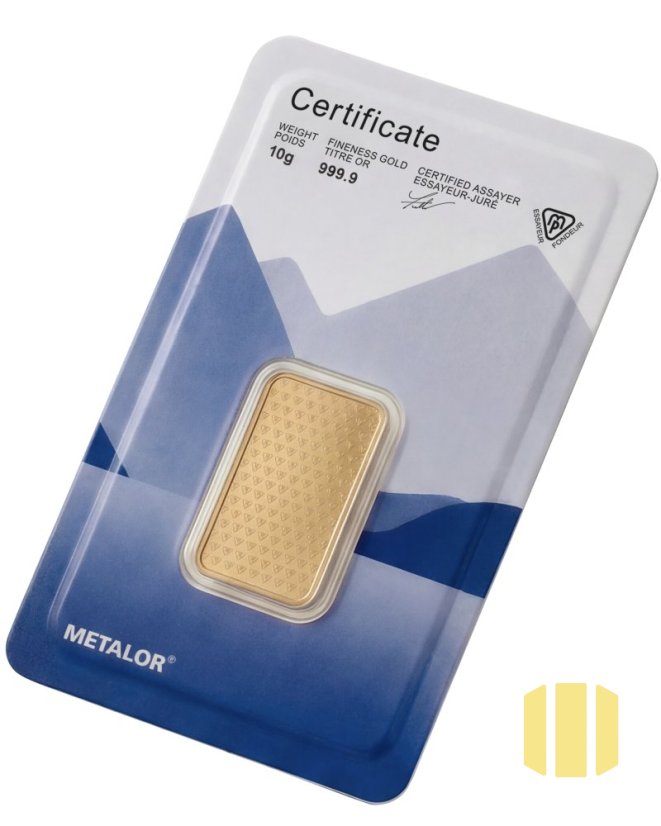 10g investiční zlatý slitek | Metalor