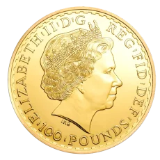 1 Oz zlatá investiční mince | Britannia - různé ročníky (král Karel / královna Alžbeta)