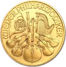 1/4 Oz Gold Investment Coin | Vienna Philharmonic - mixed years