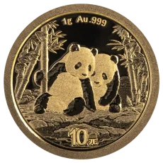 1g zlatá investiční mince | Čínská panda 2026