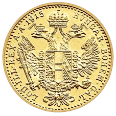 Investiční zlatá mince - 1 dukát Františka Josefa I. 1915 - novoražba