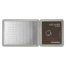 100 x 1g investiční stříbrný slitek | Valcambi Combi Bar