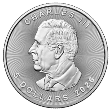 1 Oz stříbrná investiční mince | Maple Leaf - 2026