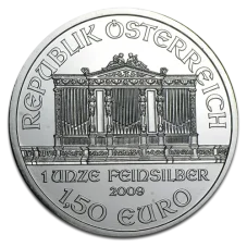 1 Oz stříbrná investiční mince | Wiener Philharmoniker - různé ročníky (EURO/SCHILLING)