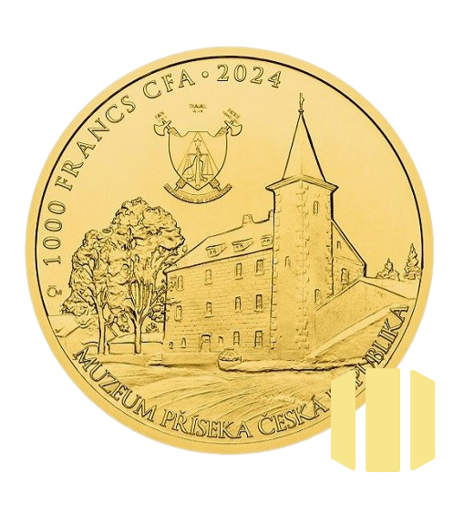 1 Oz Abrex investiční zlatá mince s diamanty | 2024