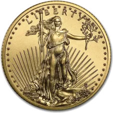 1/4 Oz Gold Investment Coin | American Eagle - Mixed Years - head/nest