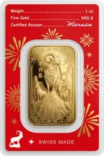 31.1g Gold Bar | Argor-Heraeus - Year Of The Goat 2027