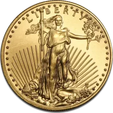 1/10 Oz Gold Investment Coin | American Eagle - Mixed Years - head/nest