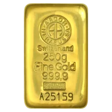 250g investiční zlatý slitek | Argor-Heraeus - litý