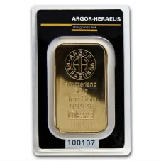 50g investiční zlatý slitek | Argor-Heraeus - Kinebar