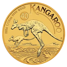1/10 Oz zlatá investiční mince | Kangaroo 2026