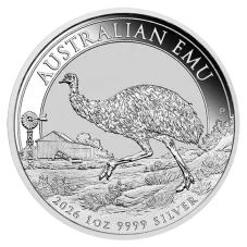 1 Oz stříbrná investiční mince | Pštros EMU - 2026