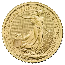 1/10 Oz zlatá investiční mince | Britannia - 2026
