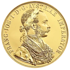 Investiční zlatá mince - 4 dukát Františka Josefa I. 1915 - novoražba