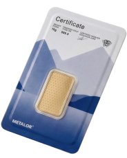 10g investment gold bar | Metalor