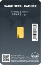 1g investment gold bar | Nadir
