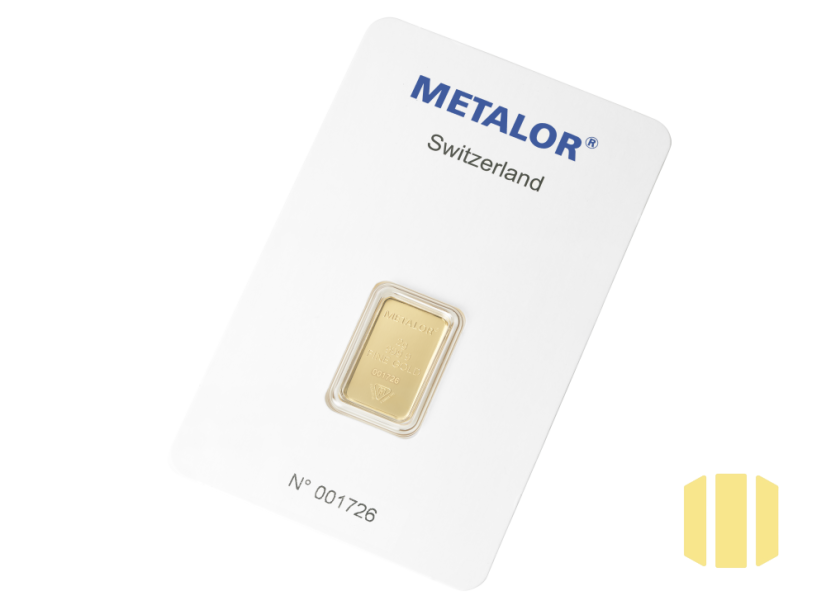 2g investiční zlatý slitek | Metalor
