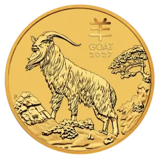 1/4 Oz Gold Investment Coin| Year of Goat 2027