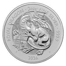 2 Oz zlatá investiční mince | Britannia - Tudor Beasts - Drak - 2026