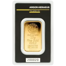 20g investiční zlatý slitek | Argor-Heraeus