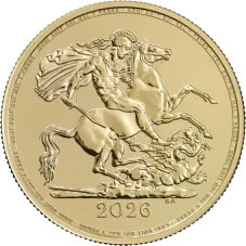 Dvojtá zlatá investiční mince | Britannia | Sovereign Charles III - 2026