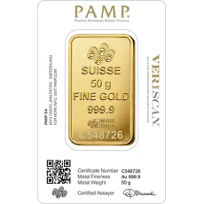 50g investment gold bar | PAMP Fortuna