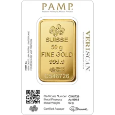 50g investiční zlatý slitek | PAMP Fortuna