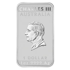 31,1g investiční stříbrný slitek | Perth Mint - Drak (obdélníkový) - 2026