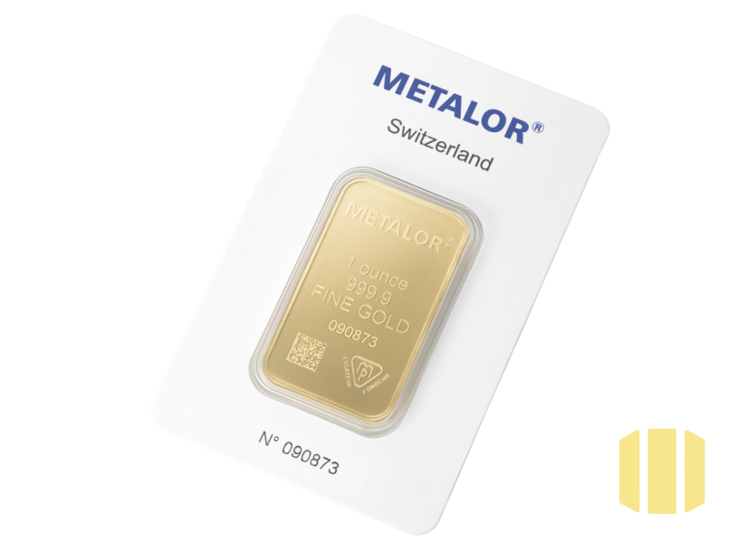 31,1g investiční zlatý slitek | Metalor