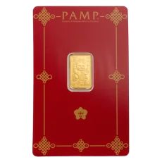 2,5g investment gold bar | PAMP - Lucky cat
