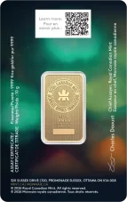 10g Investment Gold Bar | Royal Canadian Mint- Diwali