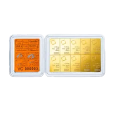10 x 1/10 Oz investiční zlatý slitek | Valcambi Combi Bar