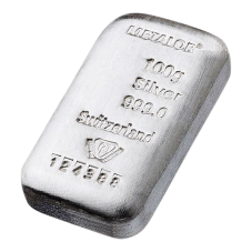 100g investiční stříbrný slitek | Metalor