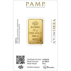 20g investiční zlatý slitek | PAMP Fortuna