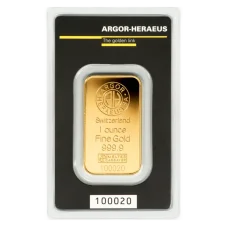 31,1g investiční zlatý slitek | Argor-Heraeus