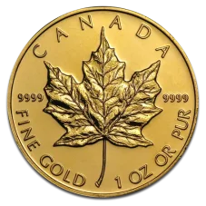 1 Oz Gold Investment Coin | Maple Leaf - Various Years