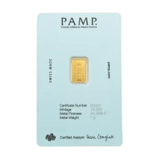 1g Investment Gold Bar | PAMP - Diego Maradona