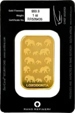 31,1g investment gold bar | Rand