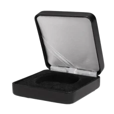 Krabička na 1 minci Nobile - černá - 42 mm