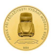 1 Oz Abrex investiční zlatá mince s diamanty | 2024