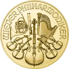 1/10 Oz Gold Investment Coin | Vienna Philharmonic - mixed years