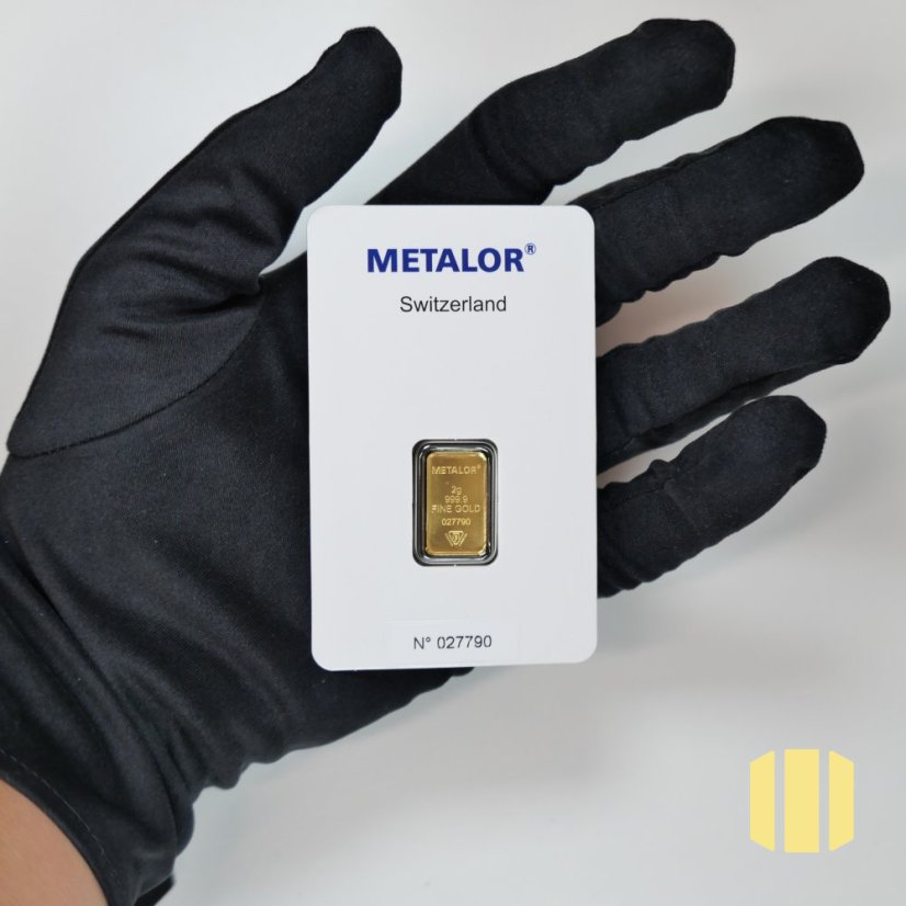 2g investiční zlatý slitek | Metalor