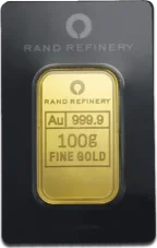 100g investemnt gold bar| Rand